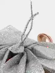 Серый большой бант на елку/ Новогодние банты на елку 1шт/ украшение декор