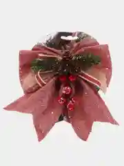Коралловый большой бант на елку/ Новогодние банты на елку 1шт/ украшение декор