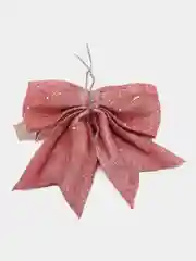 Коралловый большой бант на елку/ Новогодние банты на елку 1шт/ украшение декор