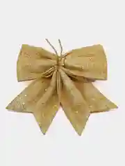 Золотой большой бант на елку/ Новогодние банты на елку 1шт/ украшение декор