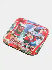 Серебряный подставка под горячее, новогодняя
