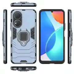Чехол противоударный с кольцом на Honor X7 (Хонор Х7)