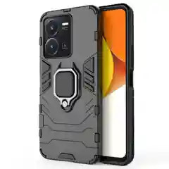 Красный чехол противоударный с кольцом на Vivo Y22 и Vivo Y35 (Виво У22 и Виво У35)