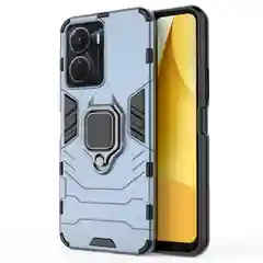 Красный чехол противоударный с кольцом на Vivo Y16 (Виво У16)