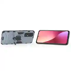 Красный чехол противоударный с кольцом-держателем на Xiaomi 12 Lite (Сяоми 12 Лайт)
