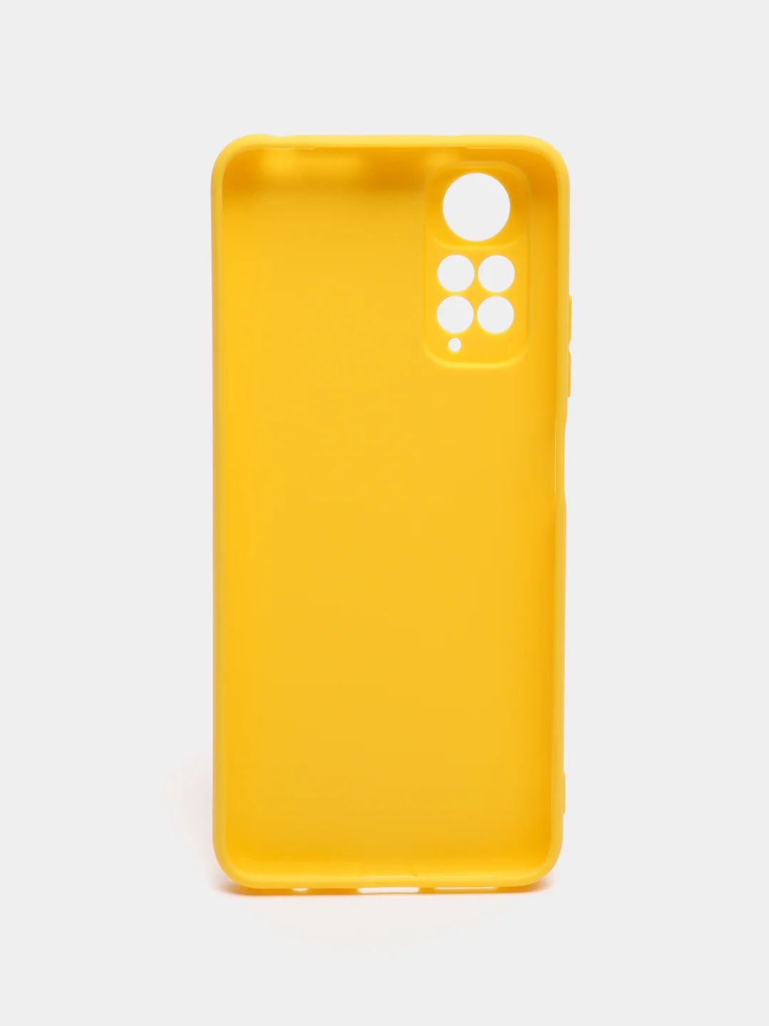 Желтый чехол для Xiaomi Redmi Note 11 4G / Note 11S / Note 11 NFC, силиконовый, матовый