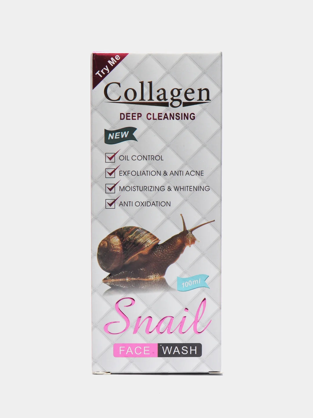 Пенка для умывания с коллагеном и муцином улитки Collagen Snail Face Wash, 100 мл