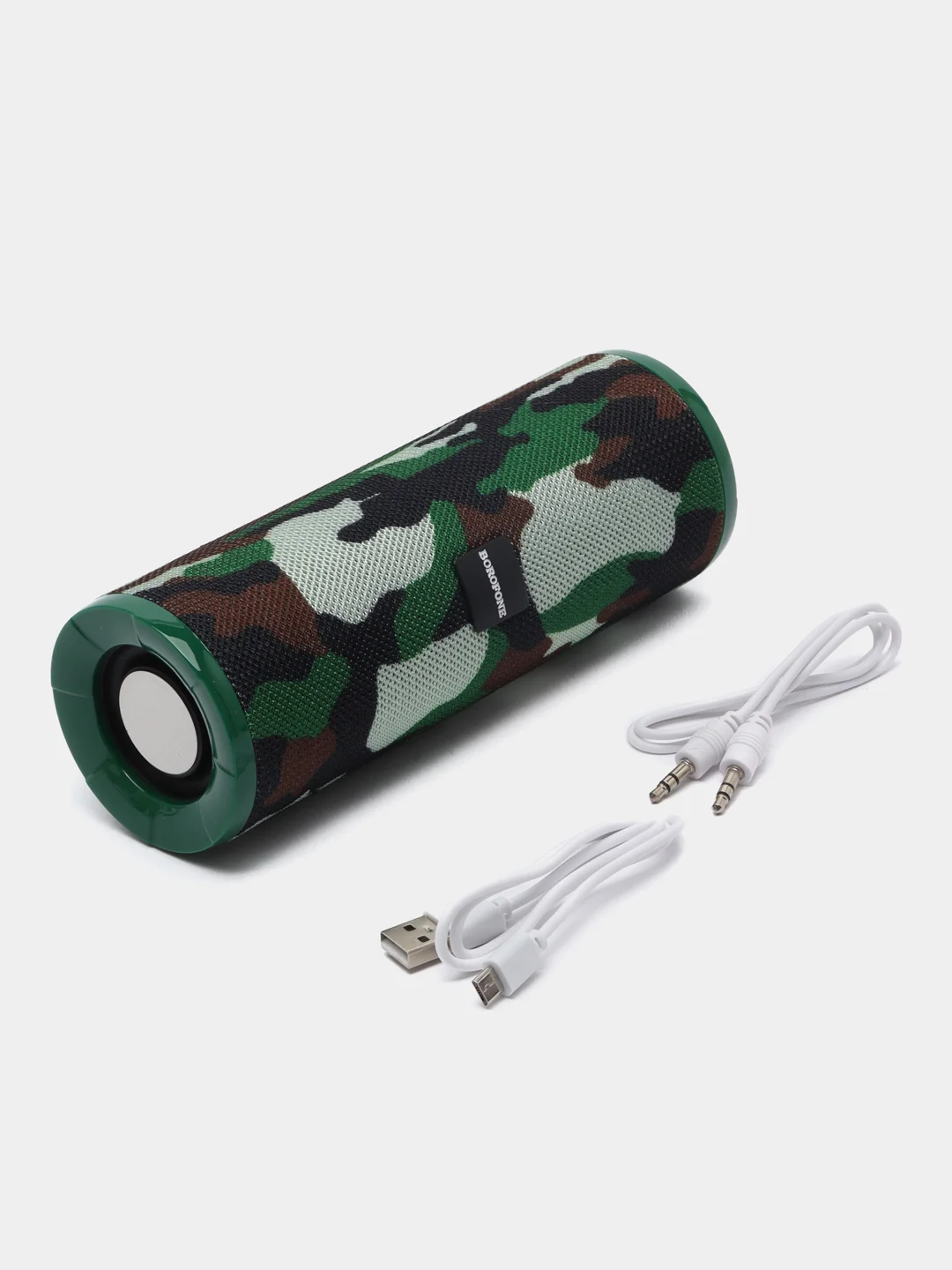 Зелёный хаки портативная колонка BOROFONE BR1 Bluetooth 10 Bt, BT V5.0, батарея 1200 mAh