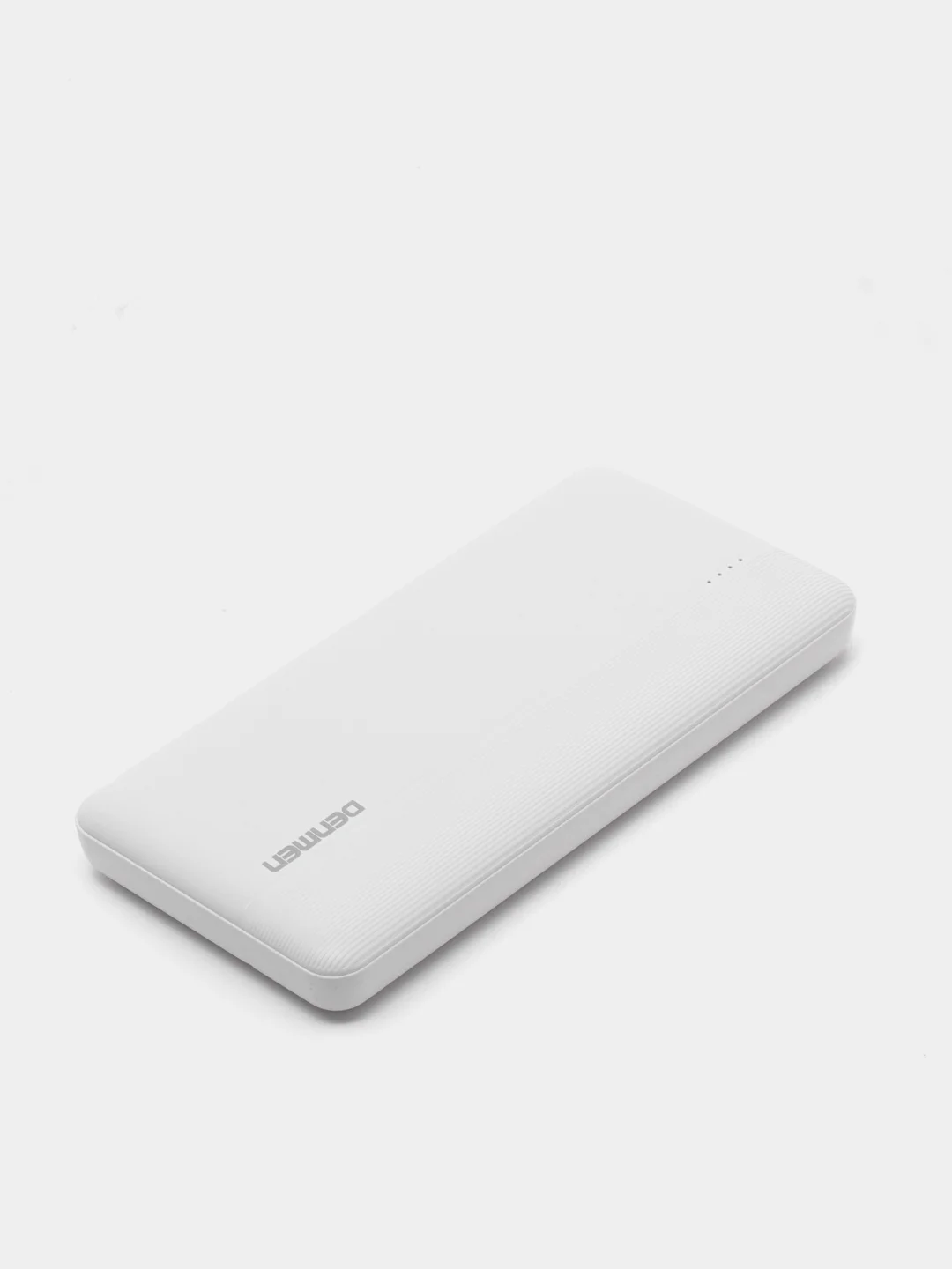 Белый внешний аккумулятор Power Bank DP08 Denmen 10000 mAh