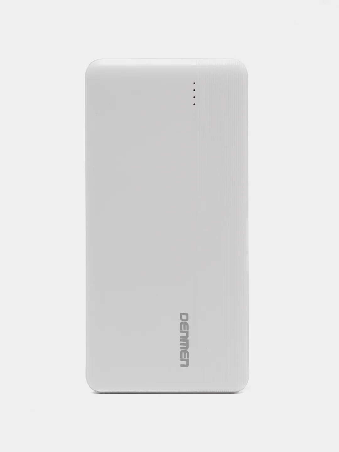 Белый внешний аккумулятор Power Bank DP08 Denmen 10000 mAh