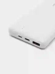 Белый внешний аккумулятор Power Bank DP08 Denmen 10000 mAh