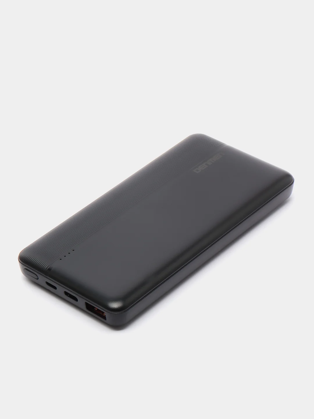 Черный внешний аккумулятор Power Bank DP08 Denmen 10000 mAh