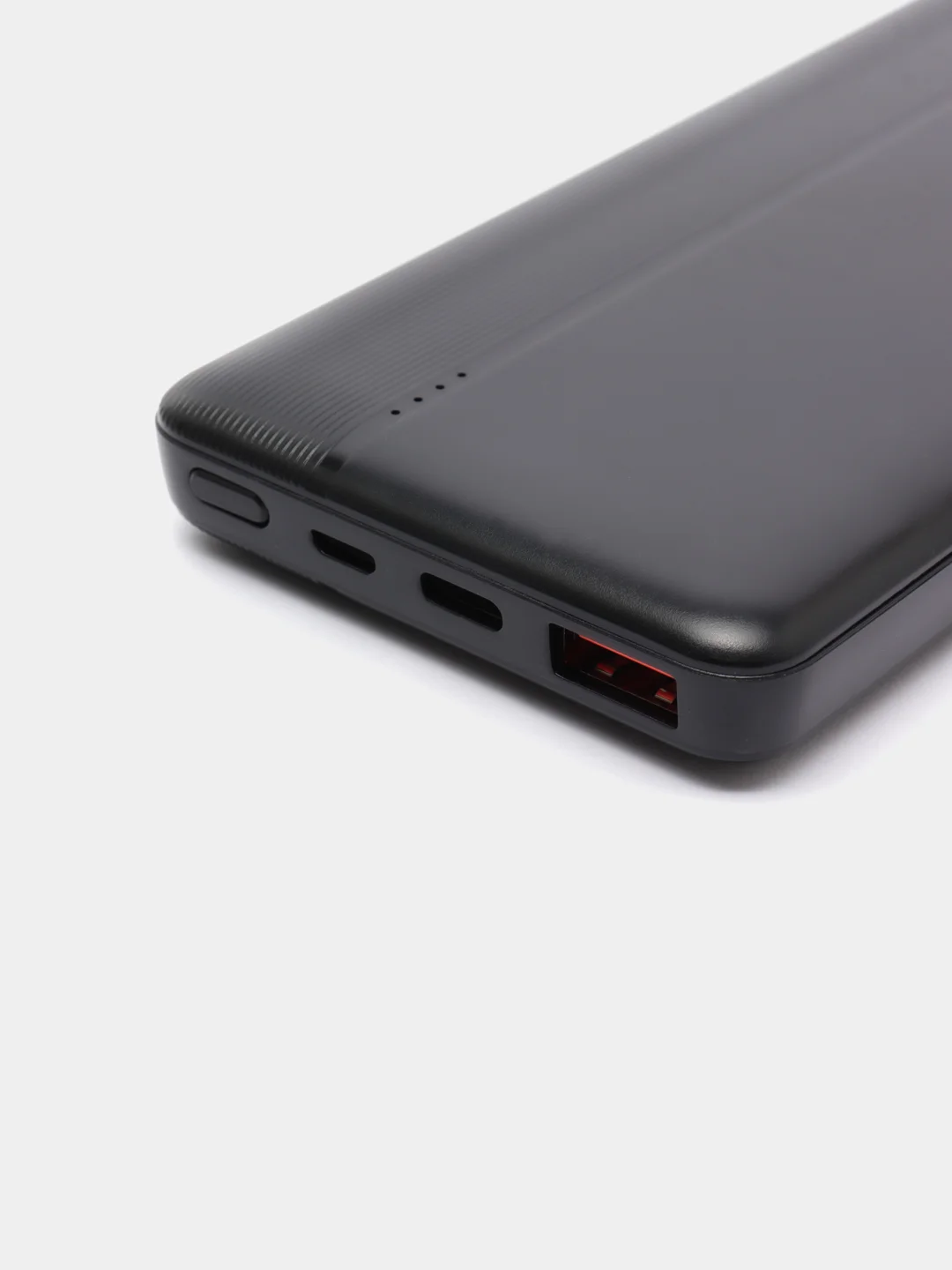 Черный внешний аккумулятор Power Bank DP08 Denmen 10000 mAh