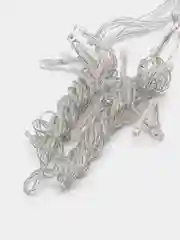 Желтый новогодние гирляды-шторы на окна