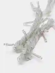 Белый новогодние гирляды-шторы на окна