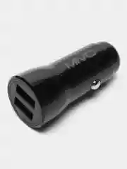 Черный автомобильное зарядное устройство, 2 USB, 2,4А