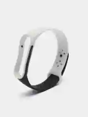 Ремешок силиконовый для Xiaomi Mi Band 5/ Mi Band 6 двухцветный перфорированный