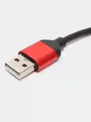 Черный кабель USB-Lightning 2 метра