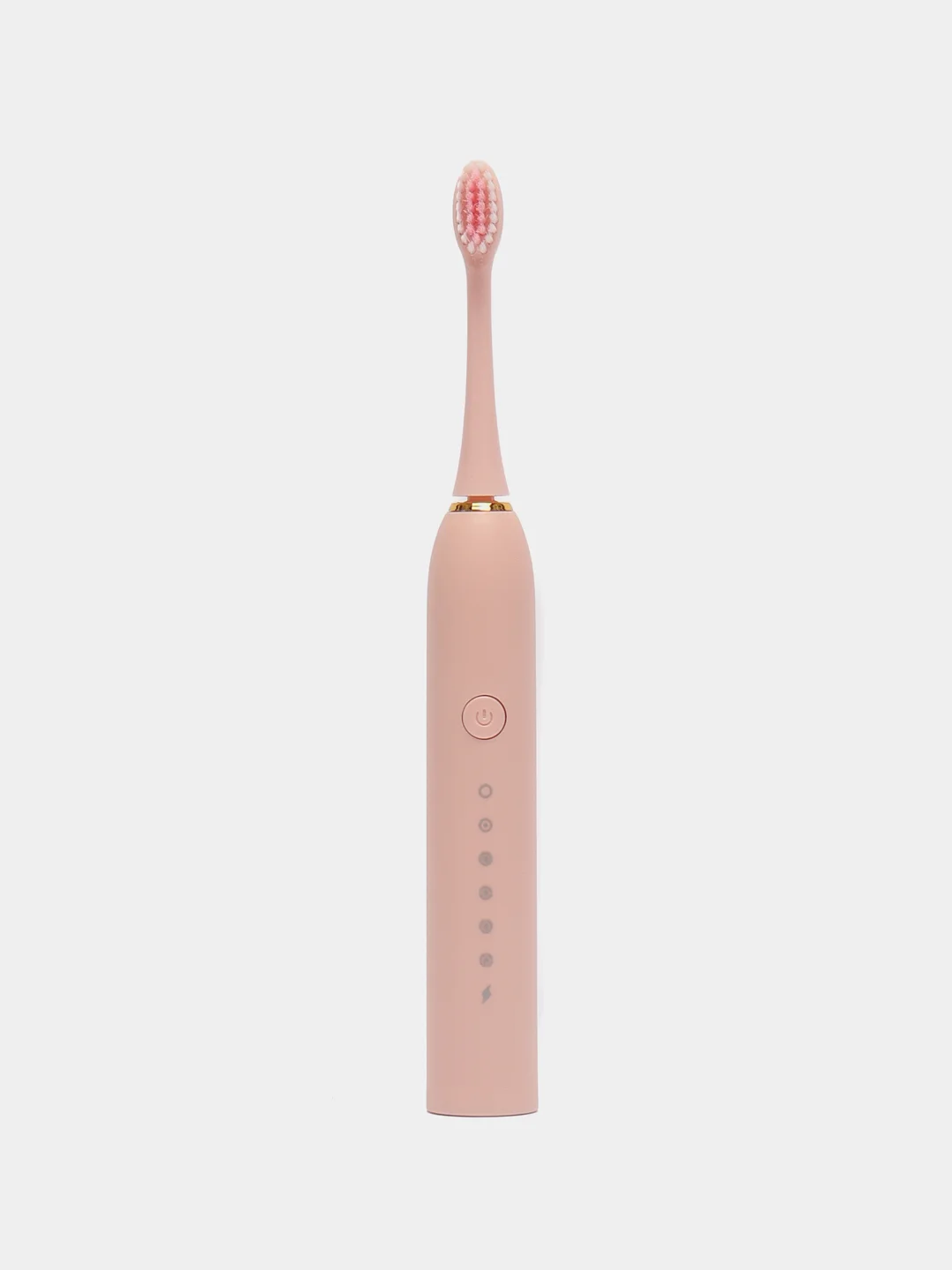 Розовый электрическая зубная щетка SONIC TOOTHBRUSH X-3, звуковая, 6 режимов, 4 насадки
