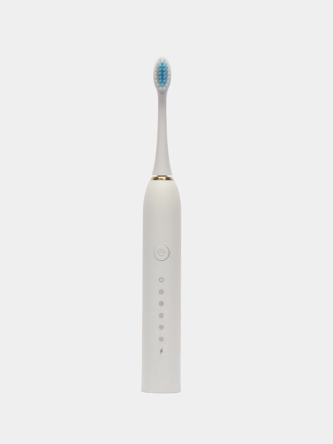 Белый электрическая зубная щетка SONIC TOOTHBRUSH X-3, звуковая, 6 режимов, 4 насадки