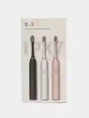 Белый электрическая зубная щетка SONIC TOOTHBRUSH X-3, звуковая, 6 режимов, 4 насадки