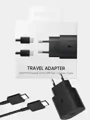 Белый сетевое зарядное устройство для Samsung 25W USB-C Fast Charger, быстрая зарядка, type-c