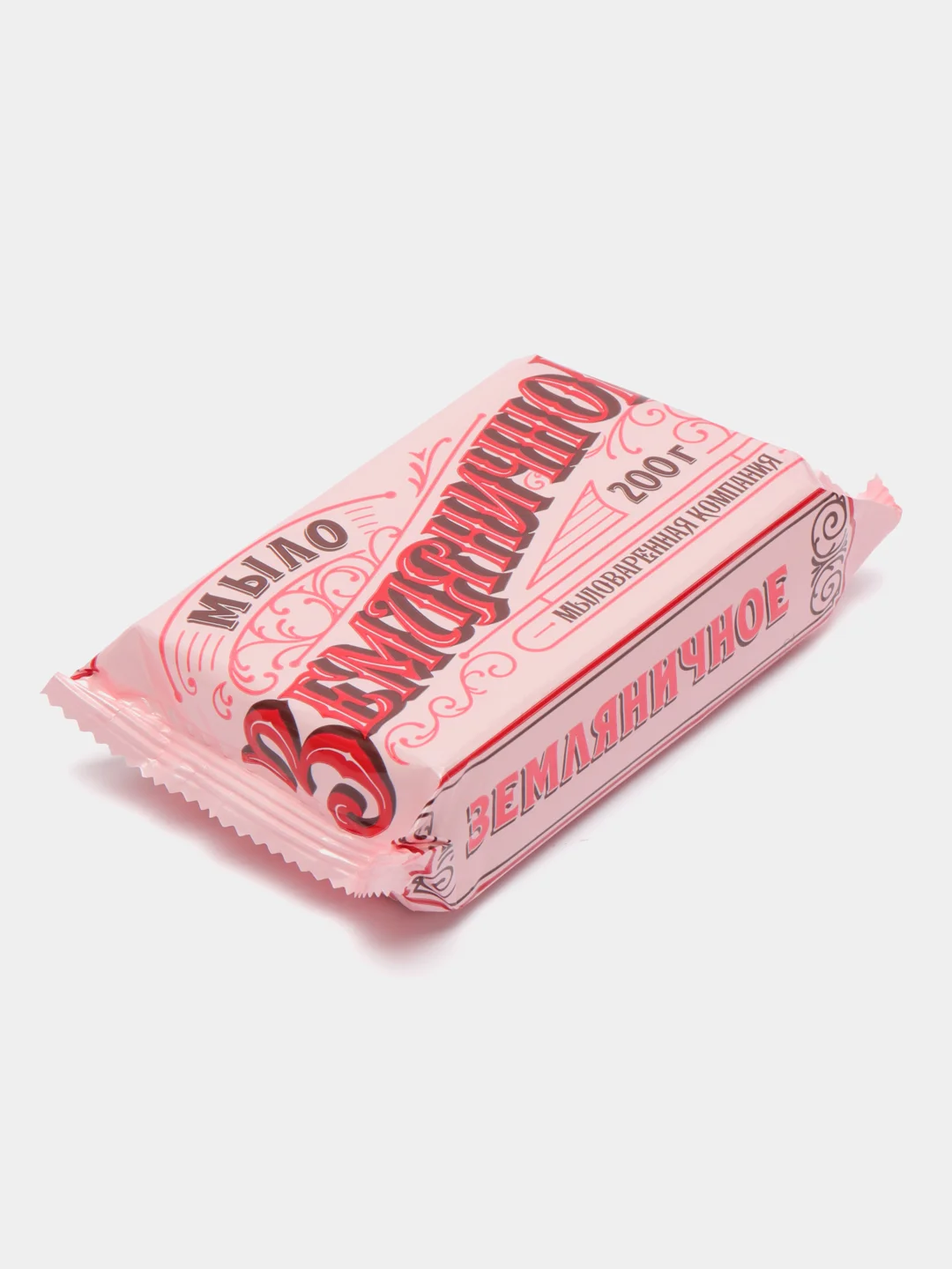 Мыло туалетное "Земляничное", в обёртке, 200 г