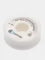 Профессиональная фум лента для сантехники AQUALINK, 19*0,2мм*15 м, 12*0,075мм*10м