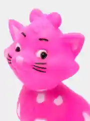 Игрушка пищащая "Кошечка" для собак, розовая, 10 см