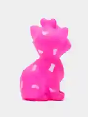 Игрушка пищащая "Кошечка" для собак, розовая, 10 см