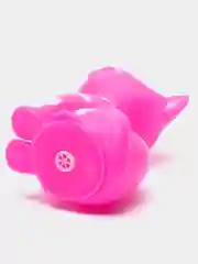 Игрушка пищащая "Кошечка" для собак, розовая, 10 см