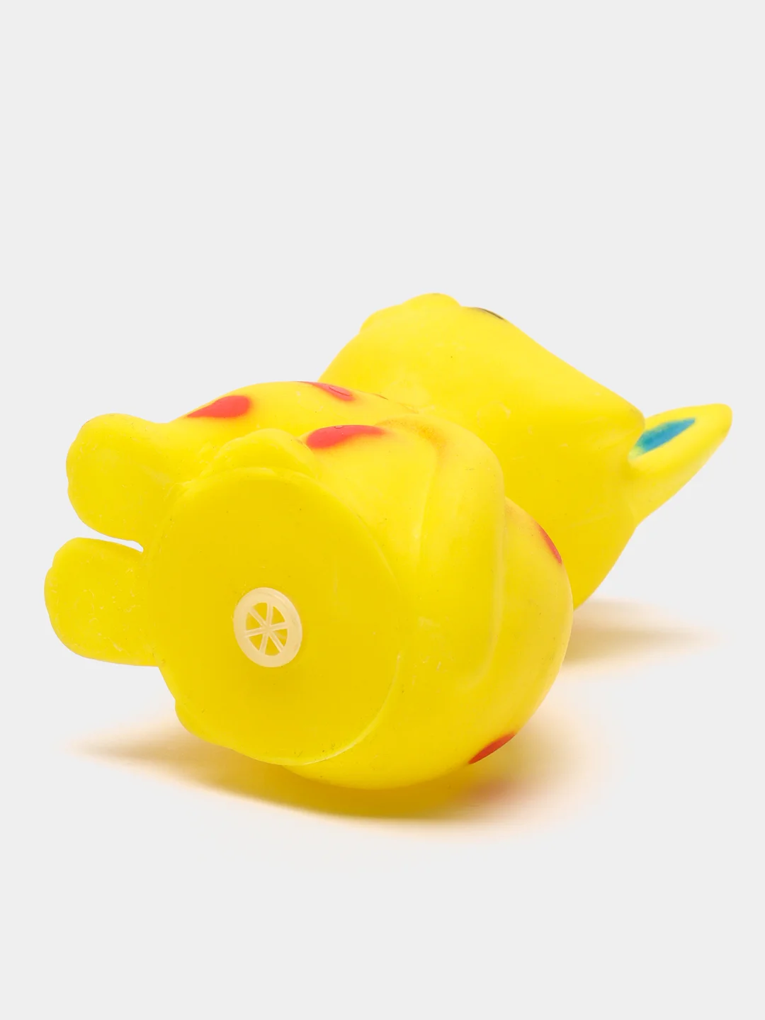 Игрушка пищащая "Кошечка" для собак, 10 см, жёлтая
