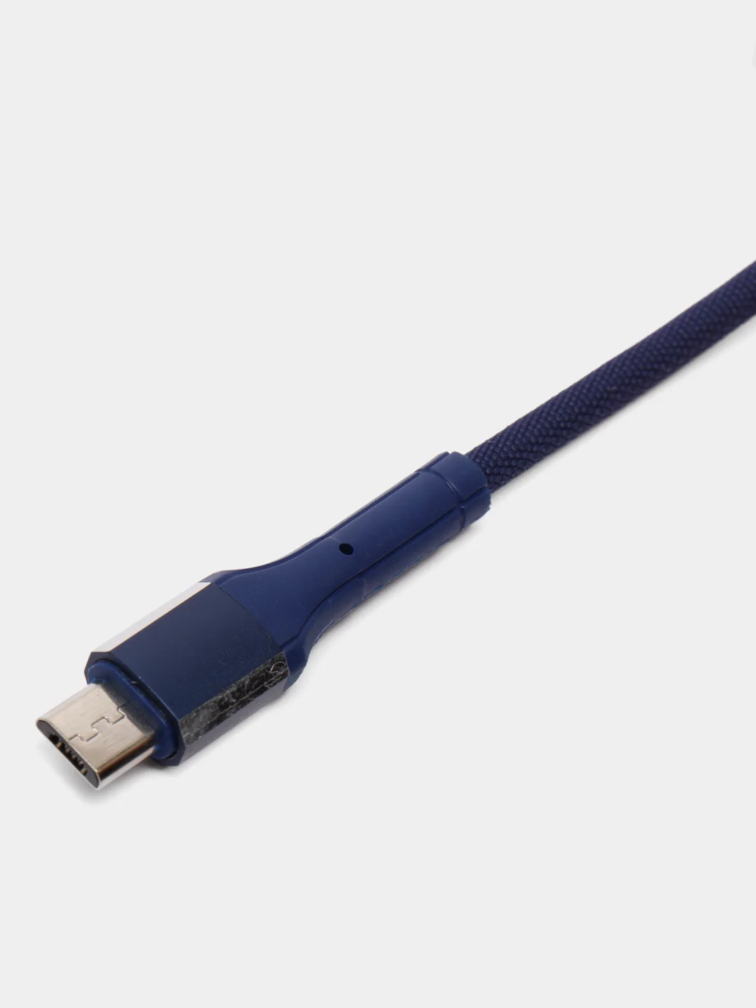 Темно-синий кабель для зарядки и передачи данных Micro-USB