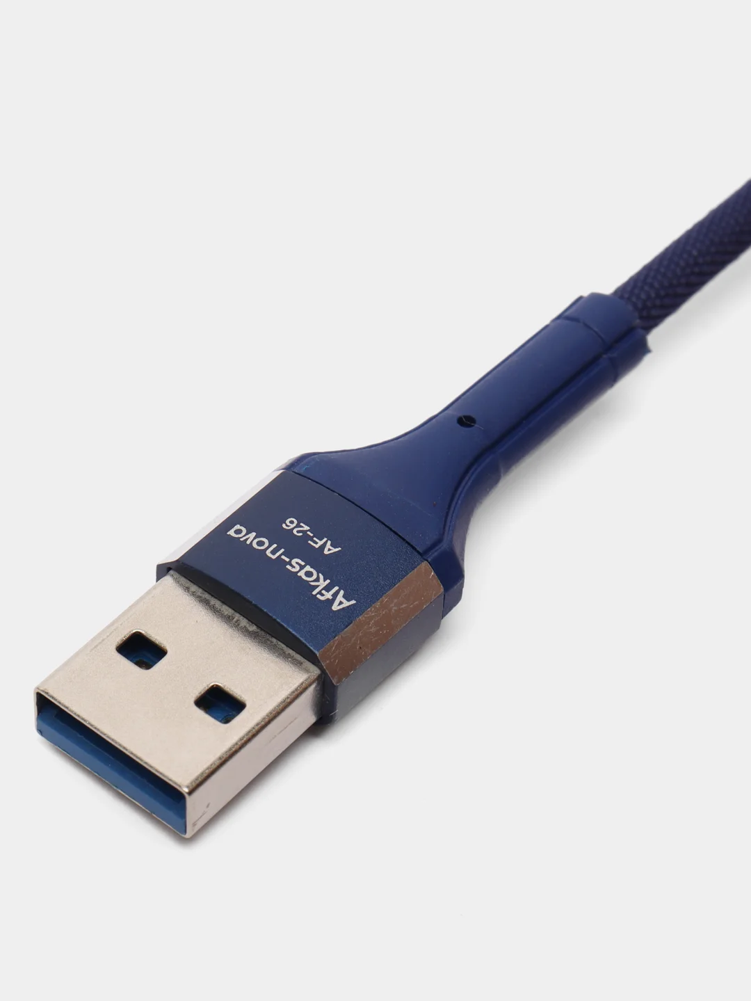 Темно-синий кабель для зарядки и передачи данных Micro-USB