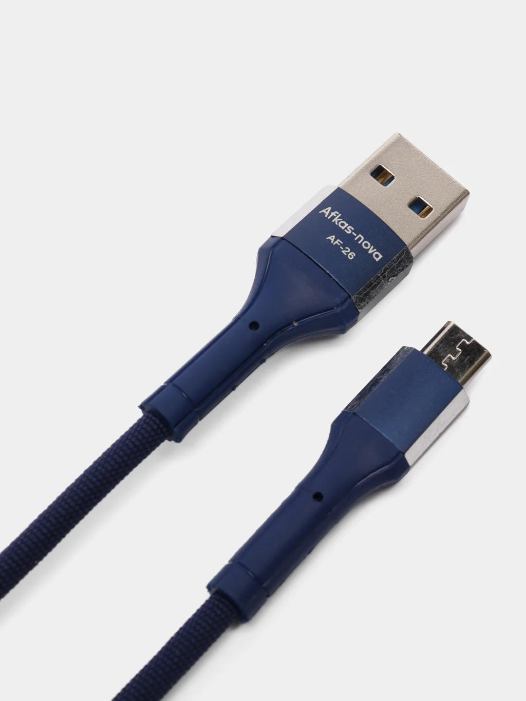 Темно-синий кабель для зарядки и передачи данных Micro-USB