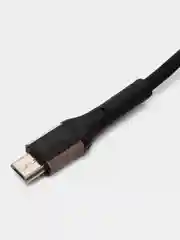 Черный кабель для зарядки и передачи данных Micro-USB