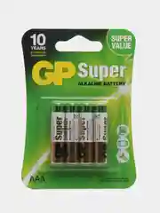 Батарейки GP Super LR03 LR3, AAA мизинчиковые