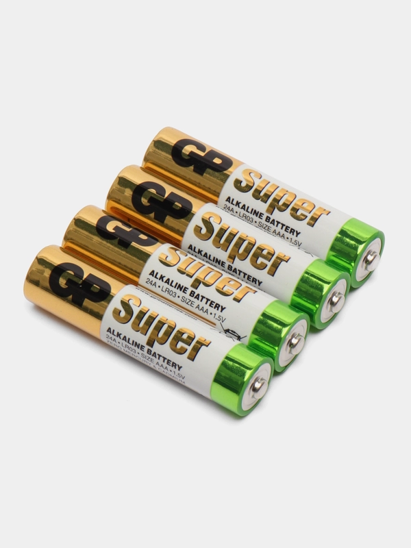 Батарейки GP Super LR03 LR3, AAA мизинчиковые