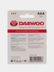 Батарейки DAEWOO AAA мизинчиковые LR03 LR3