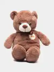 Тёмно-серый плюшевый мишка с сердцем/ медведь 60 см  - 140 см