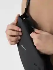 Черный сумка на пояс для активного отдыха, унисекс