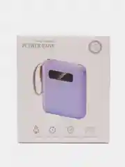 Розовый внешний аккумулятор Power Bank 10000, 20000 mAh / Powerbank повербанк с проводами