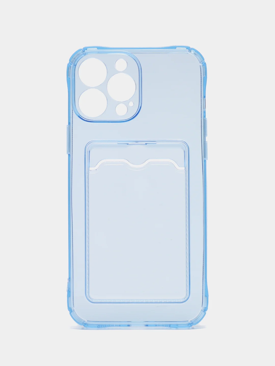 Ледяной силиконовый чехол на iPhone 13, 13 Pro, 13 Pro Max, с усиленными краями, с карманом