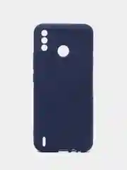 Темно-синий чехол с защитой камеры Tecno Spark 6 GO