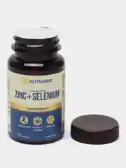 БАД к пище Nutraway Цинк + селен, с витамином C, 60 таблеток