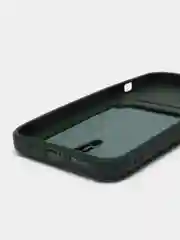 Зеленый чехол силиконовый для iPhone 7/8/SE/11/12/13/14/15/Plus/Pro Max, с карманом для карты