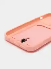 Конфетный чехол силиконовый для iPhone 7/8/SE/11/12/13/14/15/Plus/Pro Max, с карманом для карты