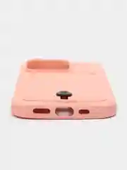 Конфетный чехол силиконовый для iPhone 7/8/SE/11/12/13/14/15/Plus/Pro Max, с карманом для карты