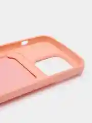 Конфетный чехол силиконовый для iPhone 7/8/SE/11/12/13/14/15/Plus/Pro Max, с карманом для карты