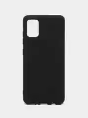 Черный чехол Samsung Galaxy A51, Самсунг Галакси А51 силиконовый Silicone Cover